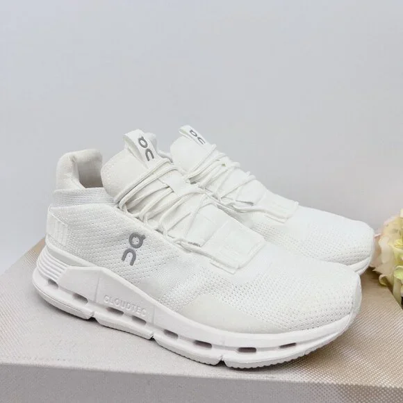 On Cloud Cloudnova Running Shoe Sneaker Undyed-White Mens Size US 8.5 - Picture 3 of 10